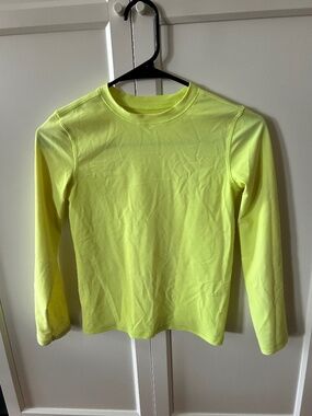 Kids medium neon yellow rashguard
